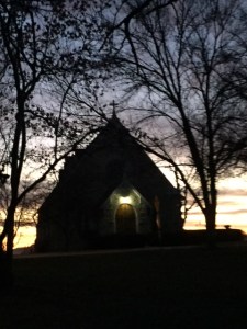 Lil' Chapel in early morning sunrise